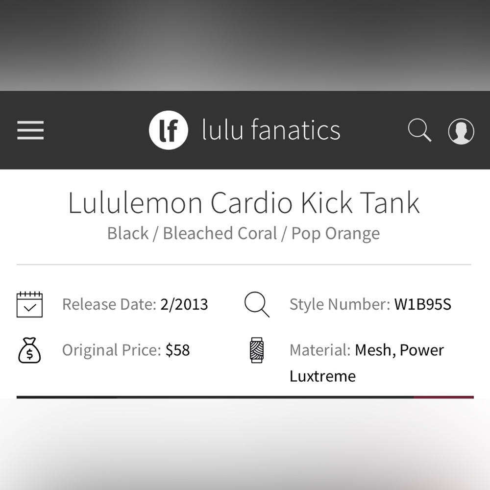 Lululemon Cardio Kick Tank— Size 8 - Picture 15 of 16